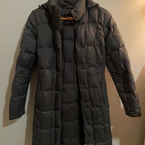 Heathered Grey North Face Long Coat